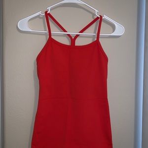 Lily lemon Y Back Top Size 2 Red